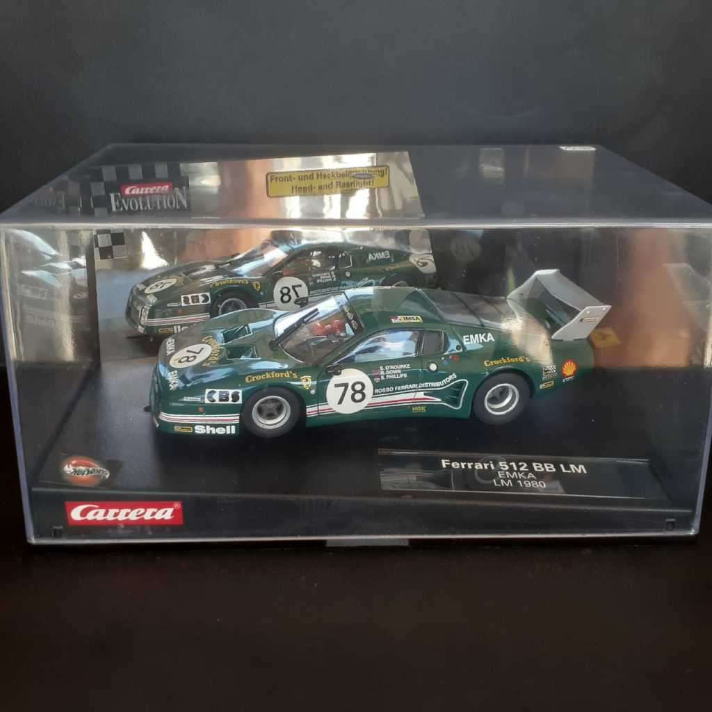 Carrera Evolution 27101 Ferrari 512BB LM Emka Le Mans 1980 Mint Boxed