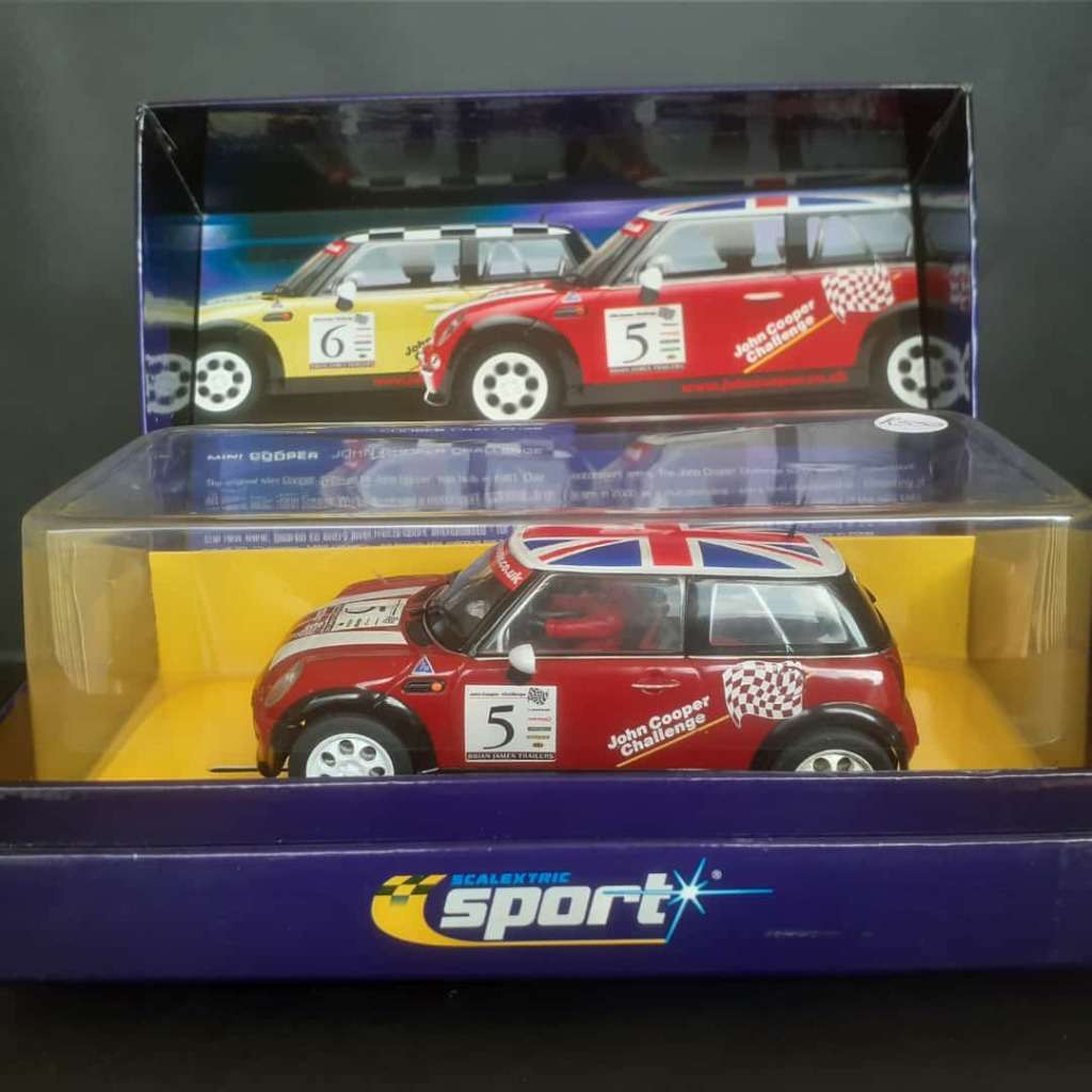 Scalextric Sport C2484A Mini Cooper `John Cooper Challenge` No.5 Ltd Edition Boxed