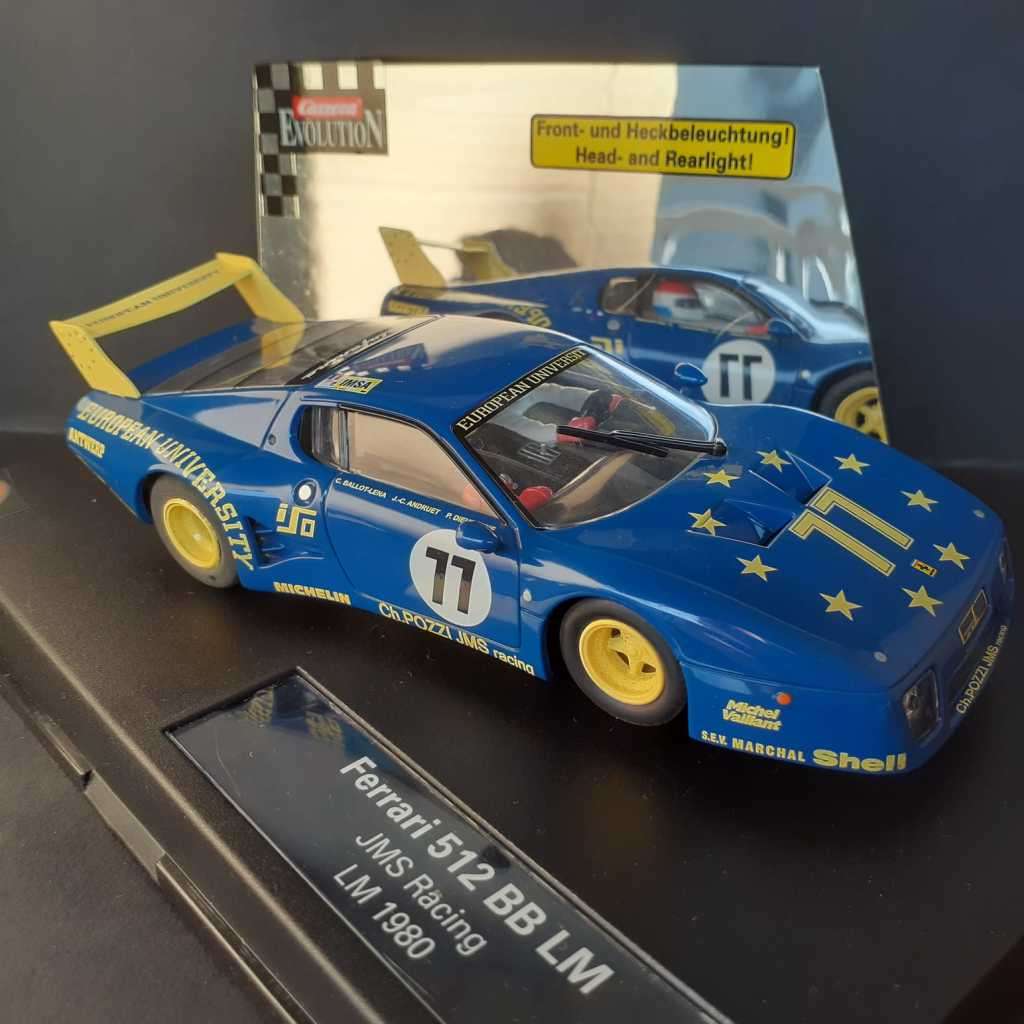 Carrera Evolution 27126 Ferrari 512BB LM 1980 JMS Racing Boxed