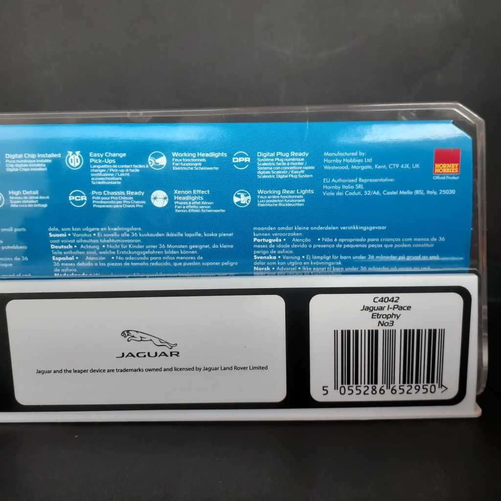 Scalextric C4042 Jaguar I-Pace Etrophy Boxed