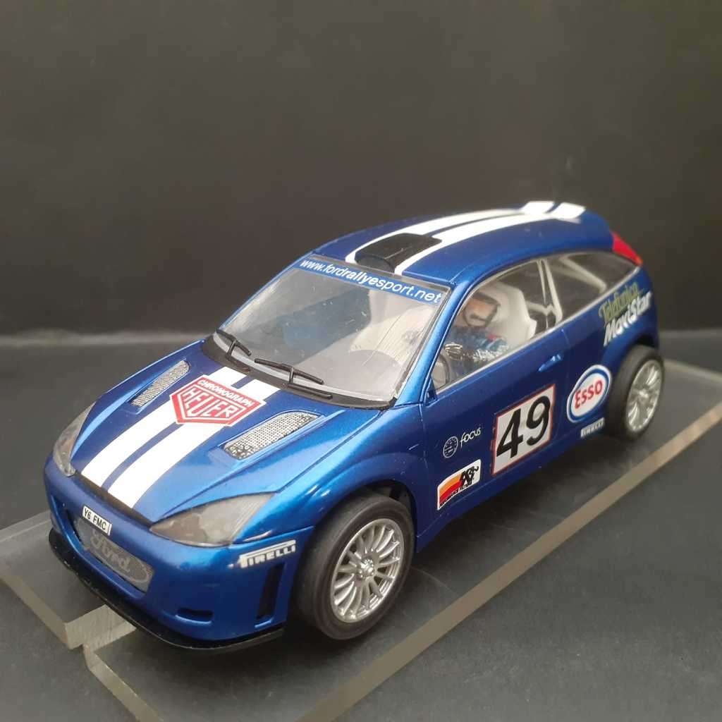 Scalextric/Hornby Ford Focus Static Kit Converted to a Slot Car - Slot-it Motor Fitted
