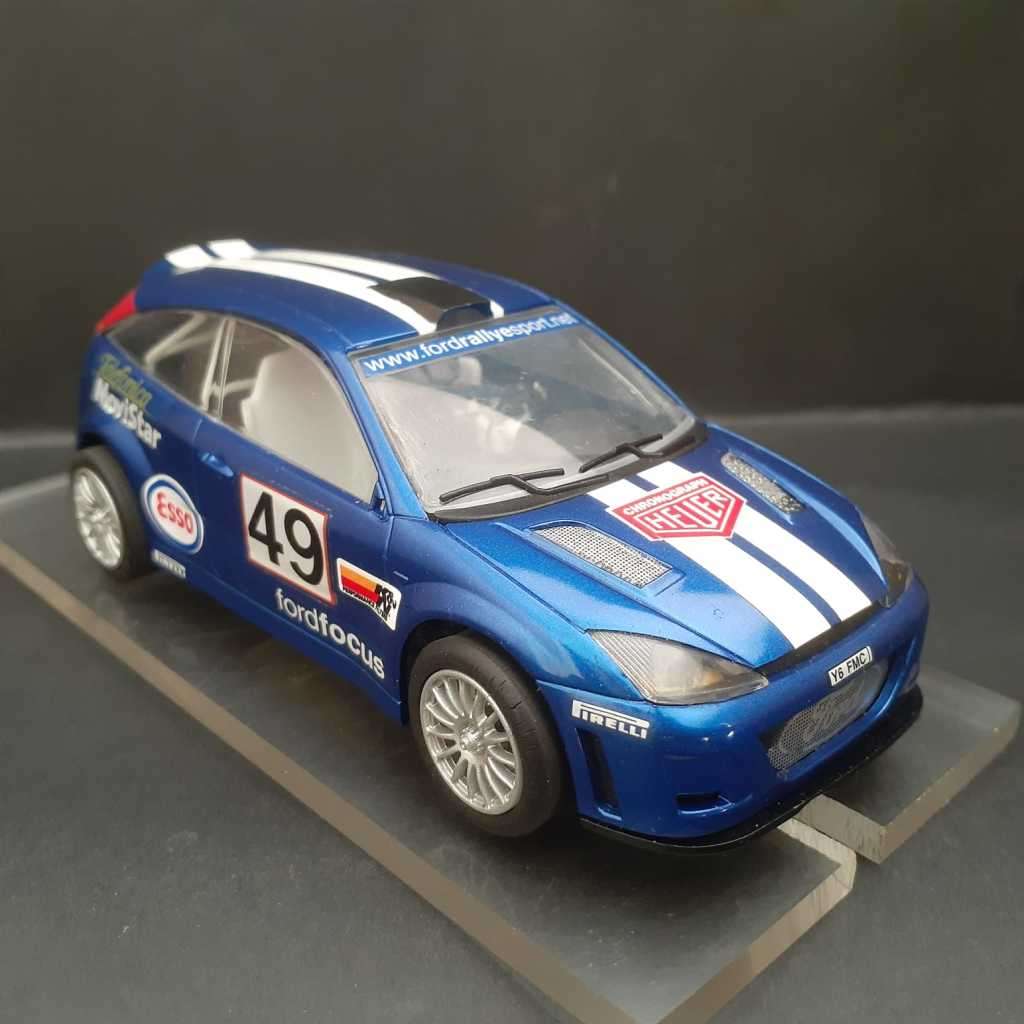 Scalextric/Hornby Ford Focus Static Kit Converted to a Slot Car - Slot-it Motor Fitted