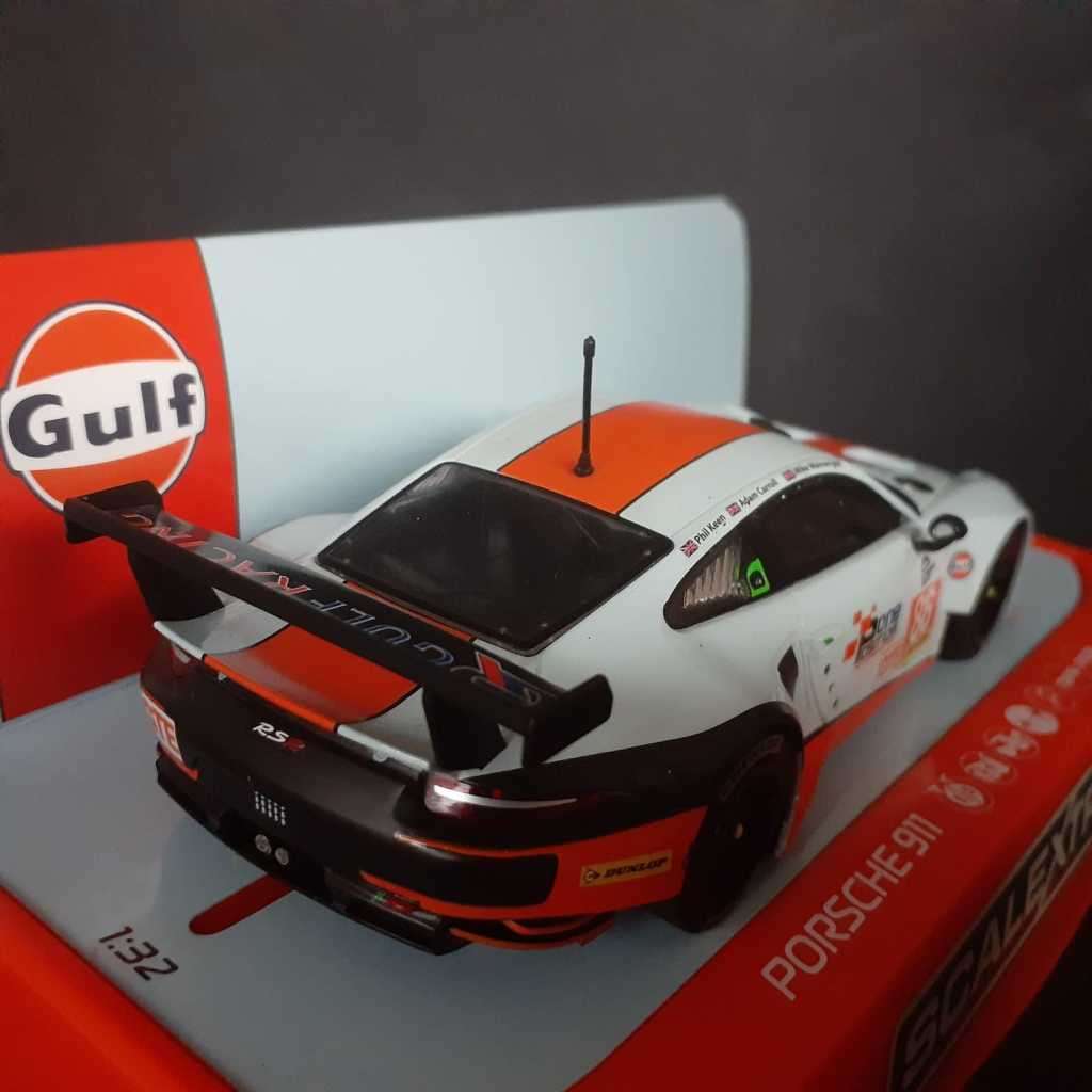 Scalextric C3732 Porsche 911 RSR Gulf Racing Team Boxed