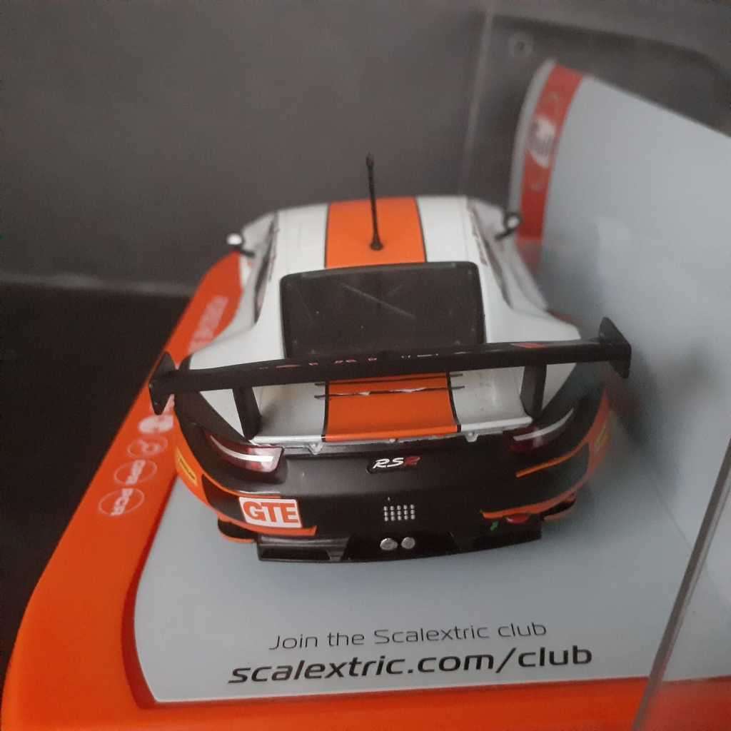 Scalextric C3732 Porsche 911 RSR Gulf Racing Team Boxed