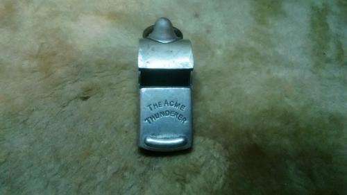 Vintage, Rare & Original THE ACME THUNDERER Whistle. Made of metal.