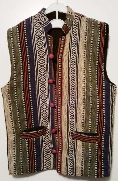 African Ethnic motif Lined Waistcoat. Medium sized. Good condition