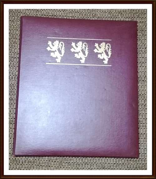 The Royal Coats of Arms of the Kings and Queens of England. Limited Issue 22k Gold Foil Stamps