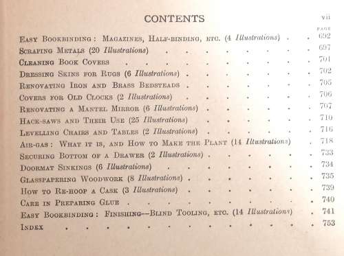 3 x Volumes of The Amateur Mechanic. A practical guide for the handyman. Hardcovers. 1920's