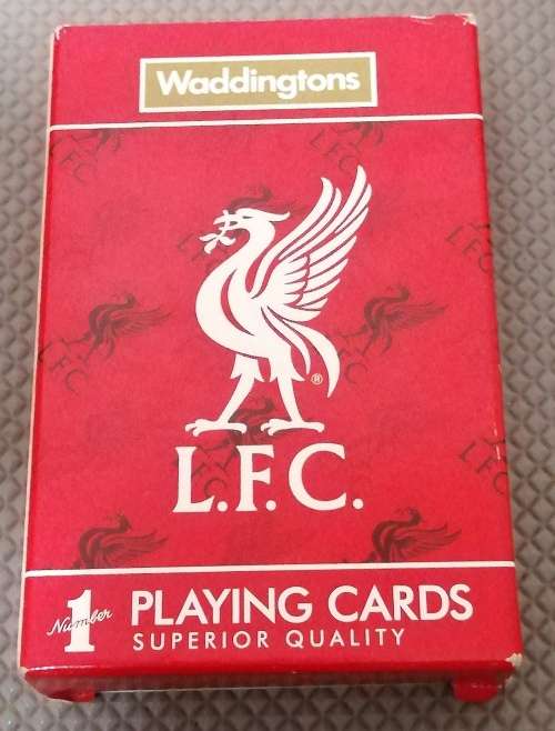 Waddingtons Liverpool FC Playing Cards. Good Condition