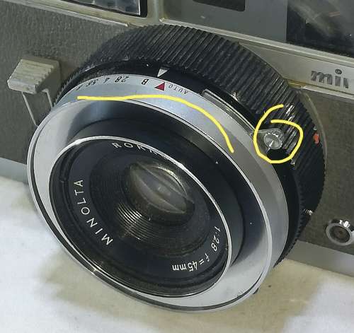 Original 1962 Model Minolta Hi - Matic Camera Read Description