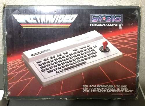 Vintage SpectraVideo SV318 Console Bundle in Working Condition