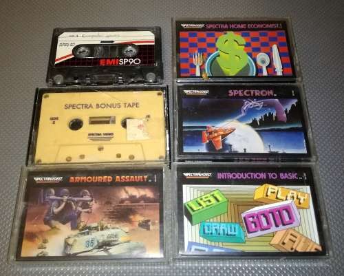 Vintage SpectraVideo SV318 Console Bundle in Working Condition