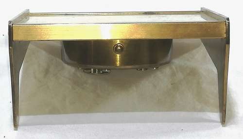 Vintage Art Deco Oris 7 Jewels, 8 Day, Swiss Made Clock in Brass Case