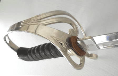 Old South African Prison Service / Gevangenis Diens Ceremonial Sword with Scabbard.