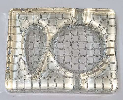 Vintage Swedish Style Art Glass Ashtray. No damage