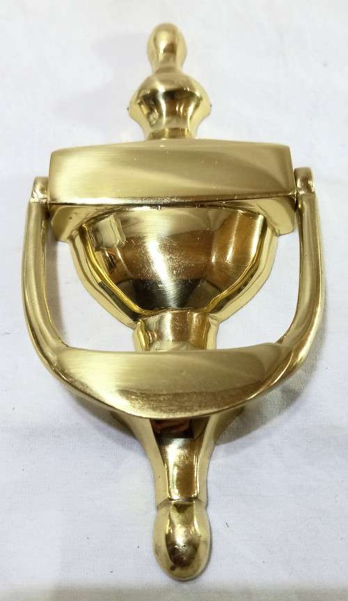 Vintage Style Victorian Door Knocker, Solid Brass. 16,5cm