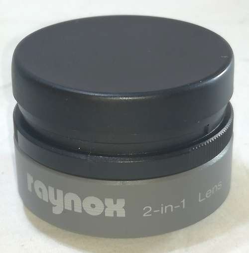 Raynox 2 in 1 Lens, Flip ii. Wide Angle 0,65x. Telephoto 1,5x