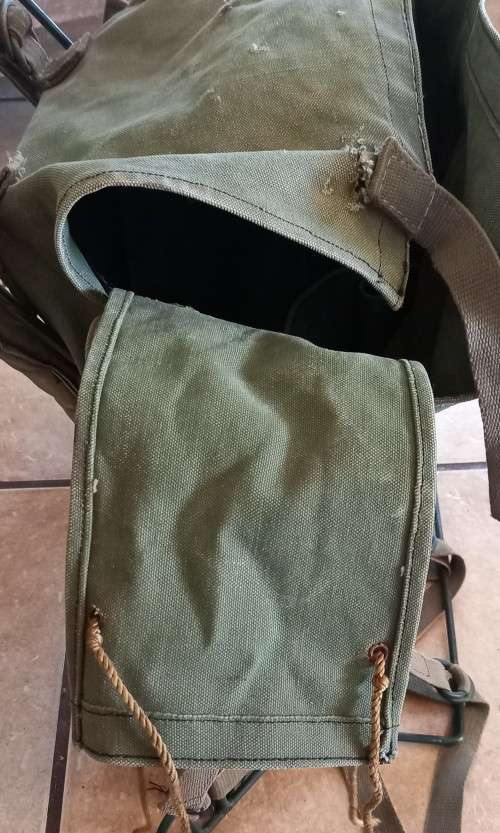 Original Rhodesian Military Backpack with Metal Frame