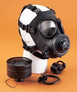 1988 Surplus Korean K1 NBC Gas Mask Kit Military Issue