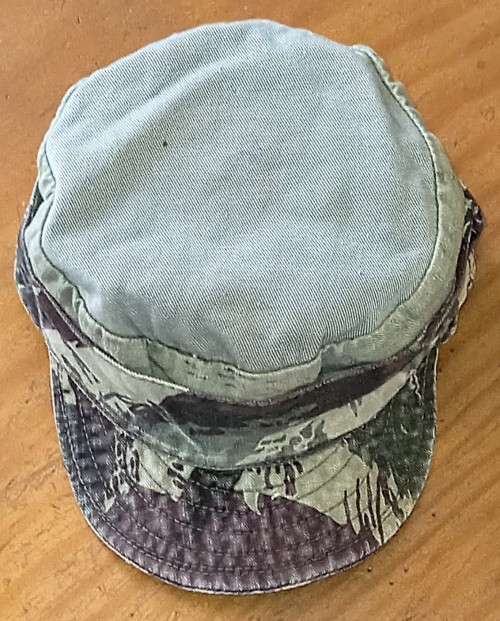 Portuguese Camo Bush Cap. Very small size. 52cm Circumference