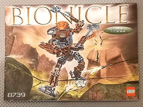 Lego Bionicle 8739 Onewa in Original Container with Instructions