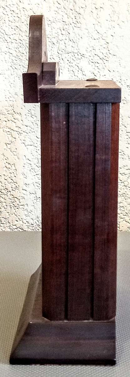 Richelieu Export Brandy Quartz Clock. Solid Wood Construction