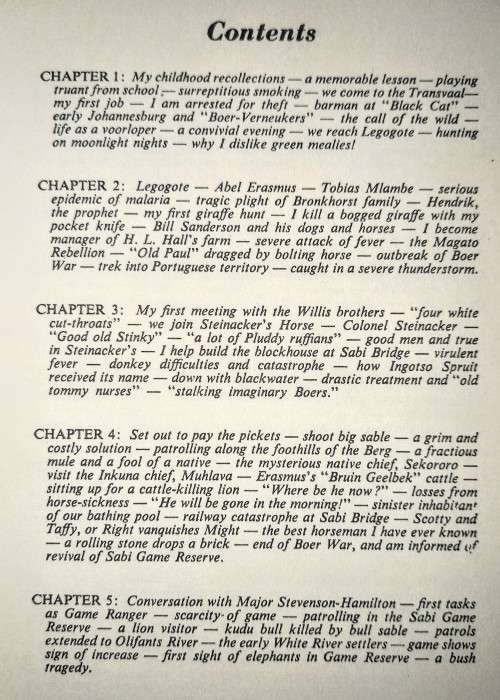 Memories of a Game Ranger by Harry Wolhuter. Hardcover. 1961