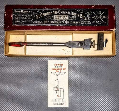 Vintage Irwin USA Expansive Bit No. 1