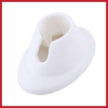 RUBBER BOTTLE HOLDER FOR NAIL VARNISH- WHITE
