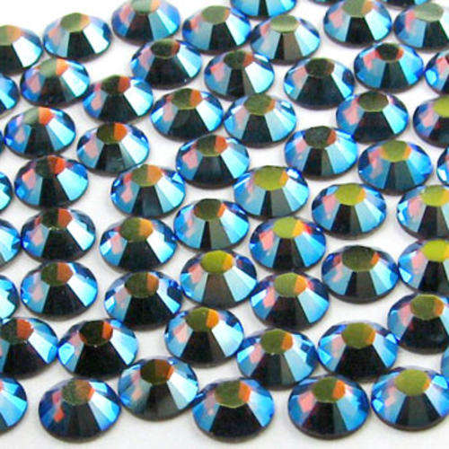 1 x GROSS - SS16 GLUE ON 3.8 - 4 mm AB CRYSTAL RHINESTONES - SMOKED TOPAZ