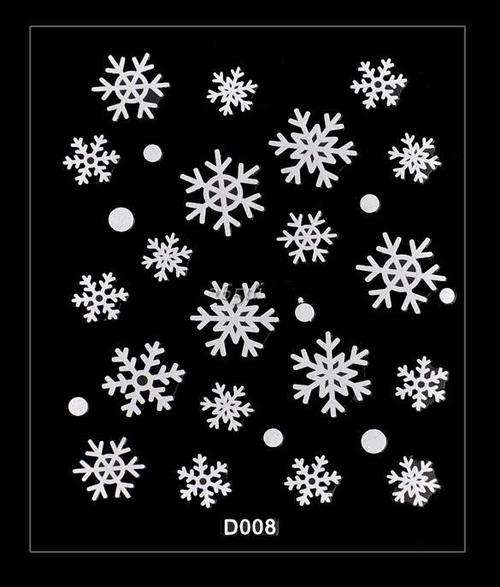 NAIL ART - SNOWFLAKE