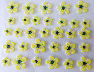 NAIL ART - FLOWER STICKERS