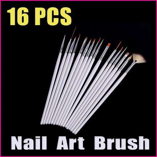 16 PCS NAIL ART BRUSH SET