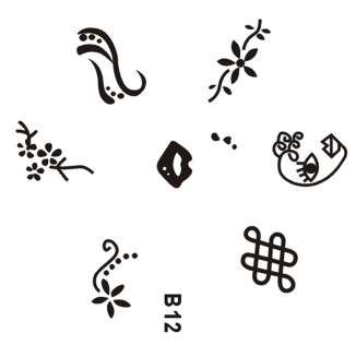 NAIL ART STAMPING PLATE