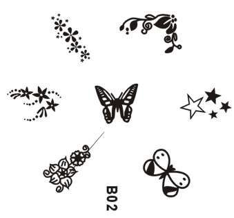 NAIL ART STAMPING PLATE