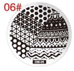 NAIL ART IMAGE STAMPING PLATE (OM-06)