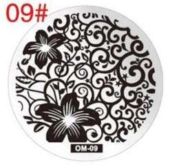 NAIL ART IMAGE STAMPING PLATE (OM-09)
