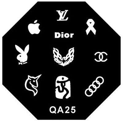 NAIL ART STAMPING PLATE (QA25)