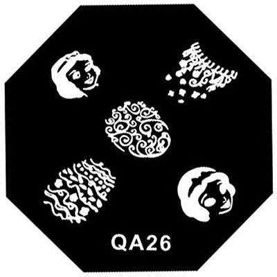 NAIL ART STAMPING PLATE (QA26)