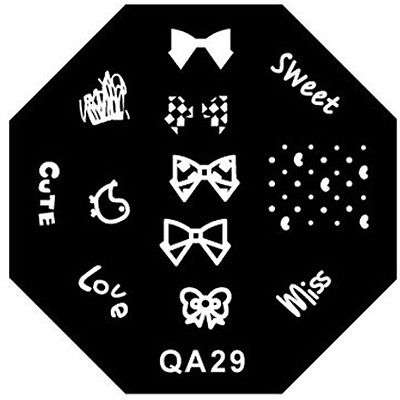 NAIL ART STAMPING PLATE (QA29)