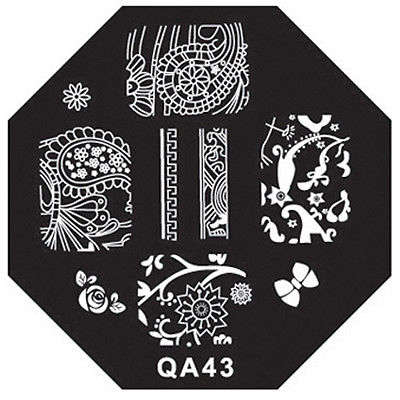 NAIL ART STAMPING PLATE (QA43)
