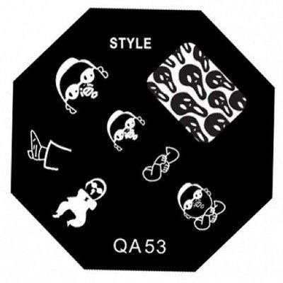 NAIL ART STAMPING PLATE (QA53)