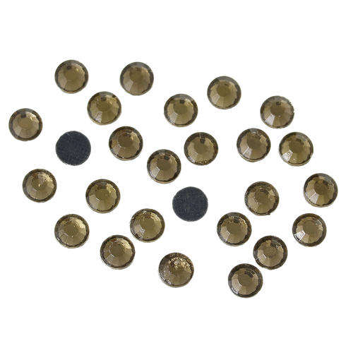 1 X GROSS (144 PCS) SS20 (5MM)  IRON ON HOT FIX (HOTFIX) FLATBACK RHINESTONE  - BRONZE
