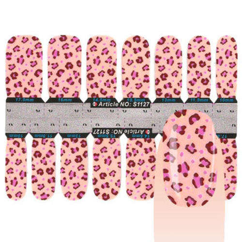 NAIL ART - FULL COVER WRAP (ANIMAL PRINT)