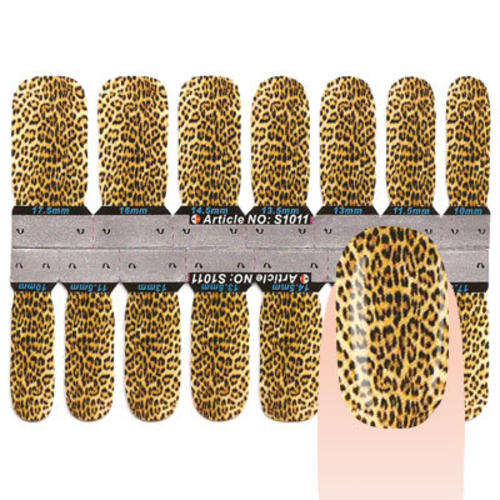 NAIL ART - FULL COVER WRAP (ANIMAL PRINT)