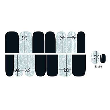 NAIL ART - FULL COVER WRAP (BOW)