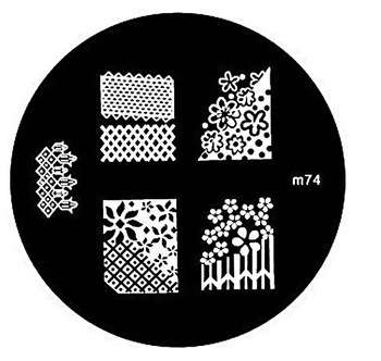 NAIL ART IMAGE STAMPING PLATE (M-74)