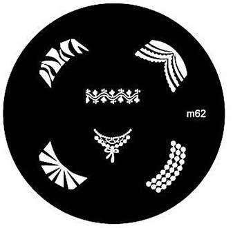 NAIL ART IMAGE STAMPING PLATE (M62)