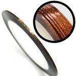 1 ROLL OF STRIPING TAPE FOR NAIL ART - HOLOGRAPHIC COPPER