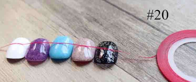 1 ROLL OF STRIPING TAPE FOR NAIL ART - MATT HOT PINK